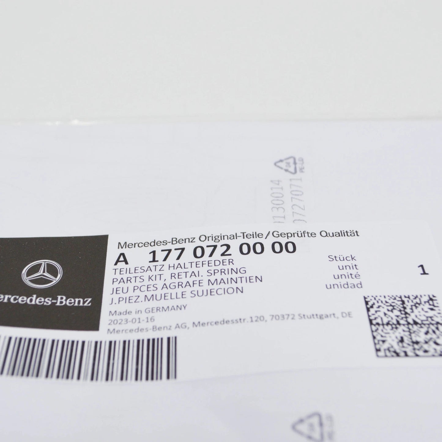 NEW MERCEDES-BENZ GLE COUPE C292 FUEL INJECTOR O-RING KIT A1770720000 ORIGINAL