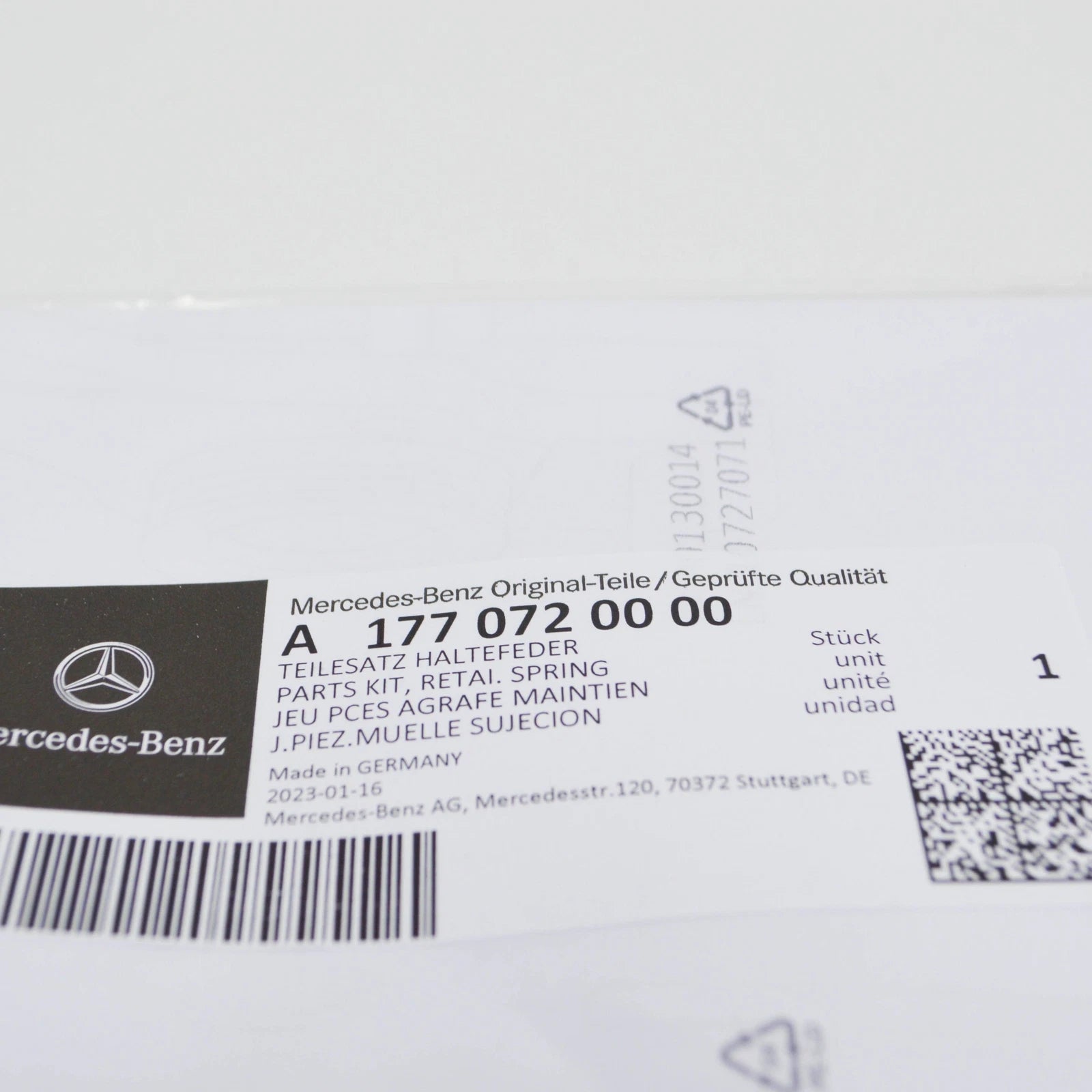 NEW MERCEDES-BENZ GLE COUPE C292 FUEL INJECTOR O-RING KIT A1770720000 ORIGINAL