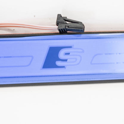 NEW AUDI A4 B9 S-LINE LEFT DOOR SILL COVER ILLUMINATED 8W0947417A9B9 ORIGINAL
