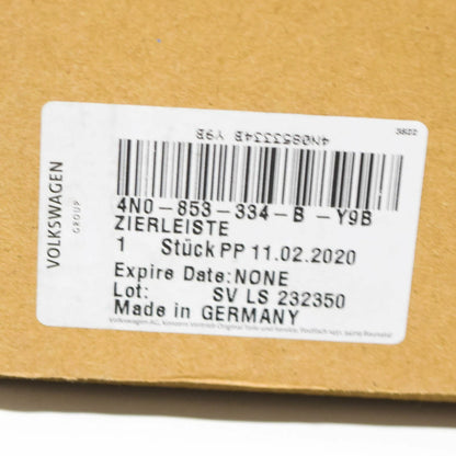 NEW AUDI A8 4N D5 FRONT RIGHT BUMPER MOLDING TRIM 4N0853334BY9B