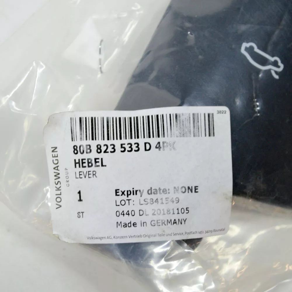 NEW AUDI Q5 FY BONNET HOOD RELEASE HANDLE LEFT LHD 80B823533D4PK ORIGINAL