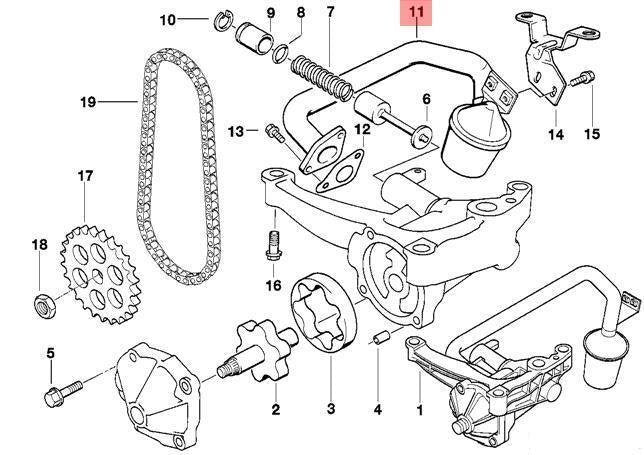 new bmw z3 e36 oil suction pipe 11411703930 1703930 2000 original