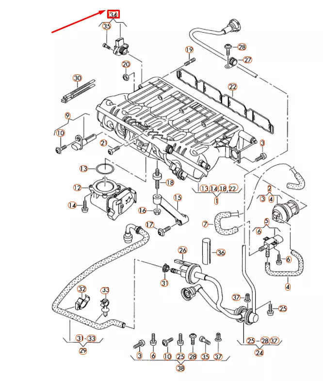 NEW VOLKSWAGEN PASSAT B6 POTENTIOMETER REPAIR SET 06J998386