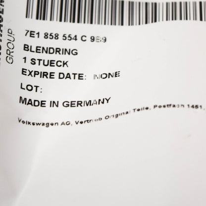 NEW VW TRANSPORTER T6 RIGHT WING MIRROR RING TRIM 7E1858554C9B9 LHD ORIGINAL