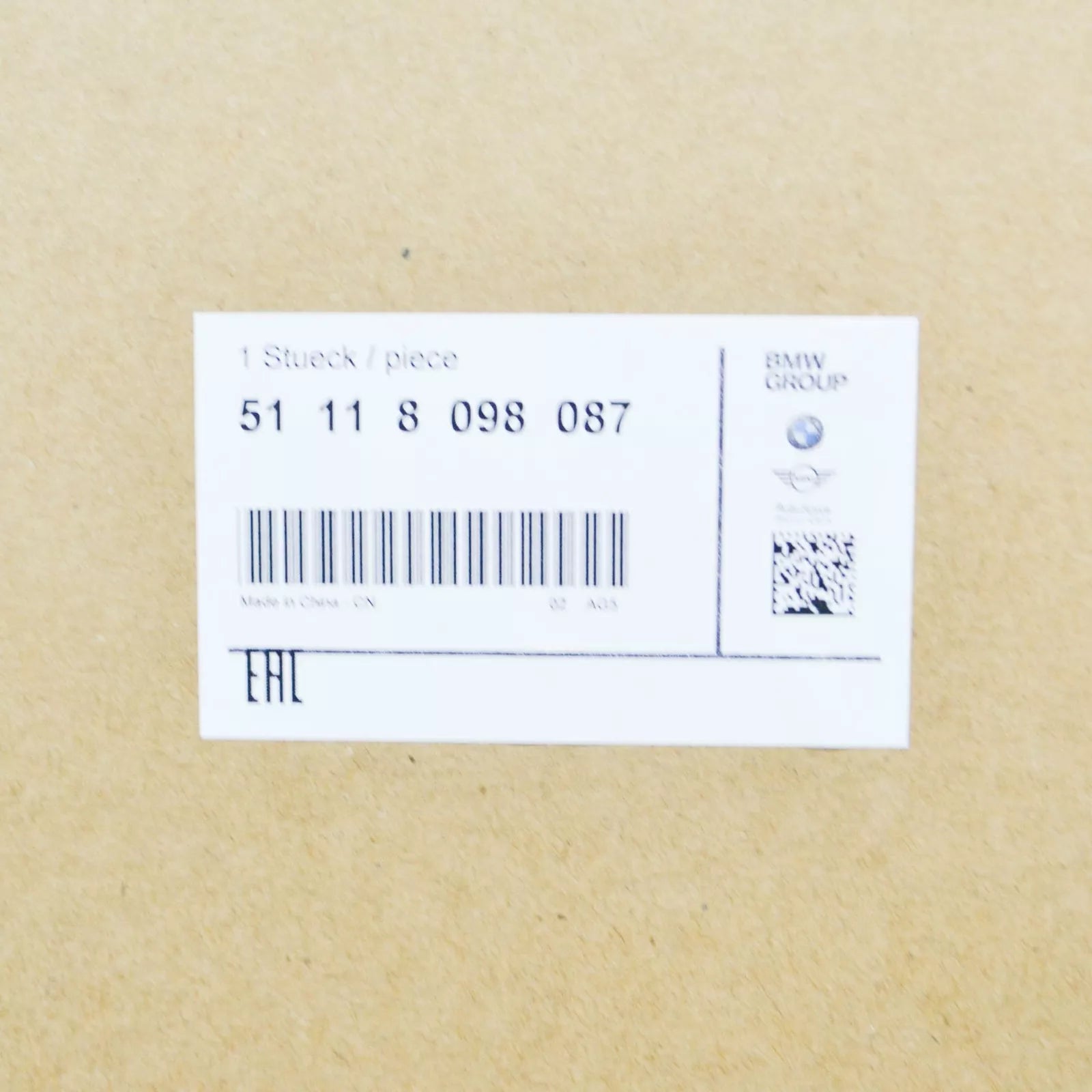 NEW BMW X3 G01, F97 FRONT LEFT BUMPER GRILL 8098087 51118098087 ORIGINAL