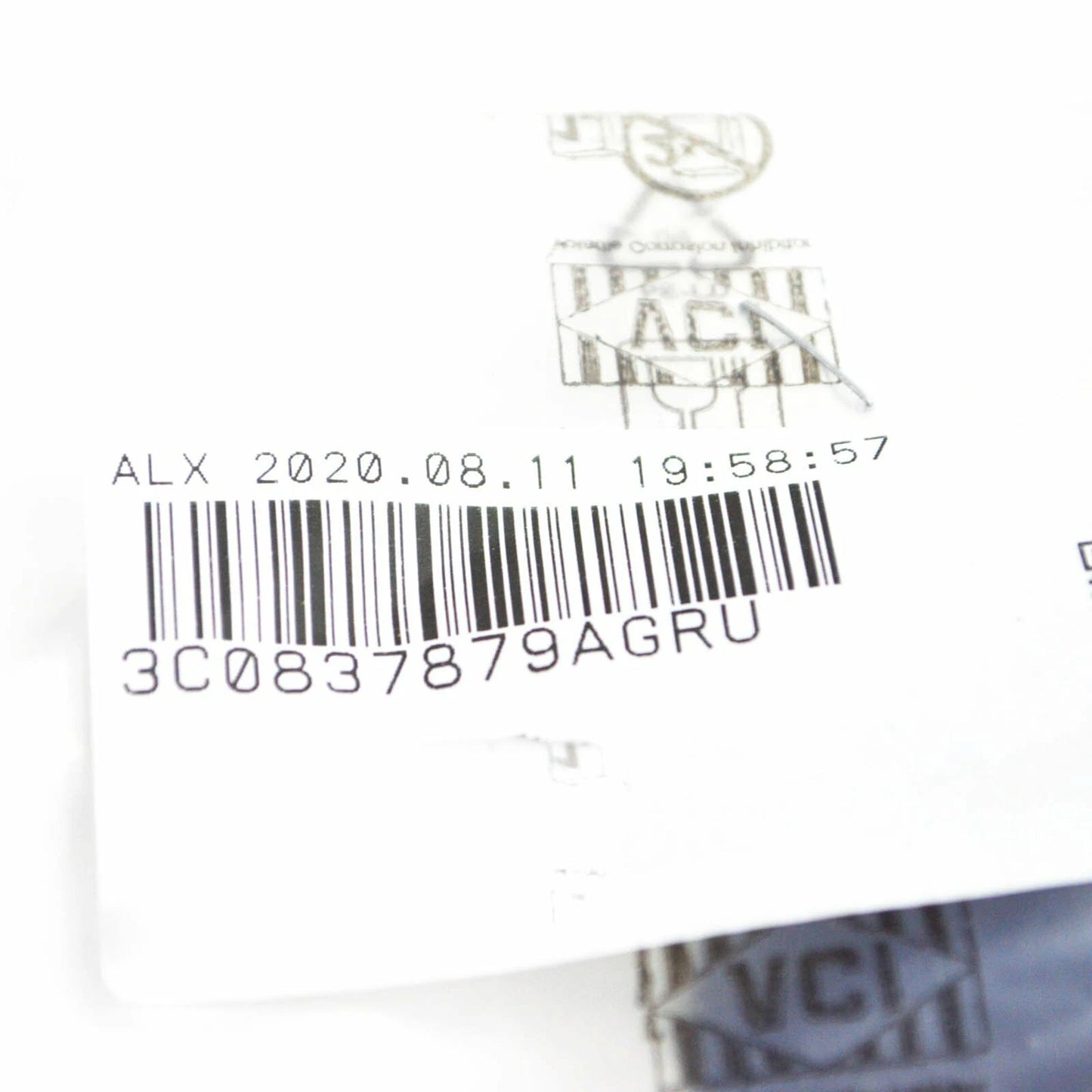 NEW VOLKSWAGEN CC MK1 FRONT LEFT DOOR LOCK CYLINDER CAP 3C0837879AGRU ORIGINAL