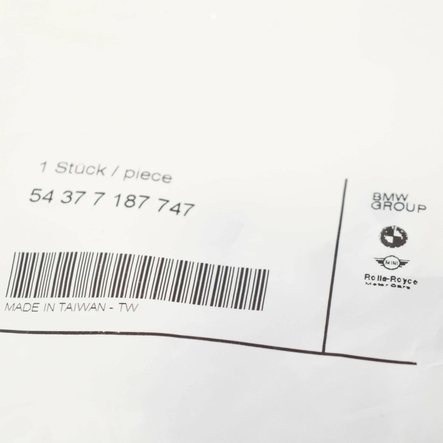 NEW BMW 3 E93 ROOF RAIL MOUNTING KIT 54377187747 7187747