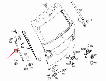 NEW MERCEDES-BENZ GLE W166 REAR LEFT SIDE TAILGATE GAS STRUT A1669803664