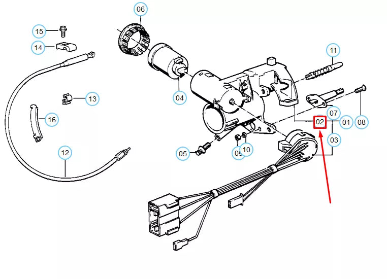 NEW BMW 5 E34 STEERING LOCK 32311155240 1155240 ORIGINAL