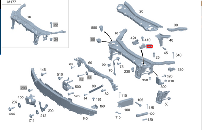 NEW MERCEDES-BENZ E W213 FRONT HOOD CATCH A2138804106 ORIGINAL