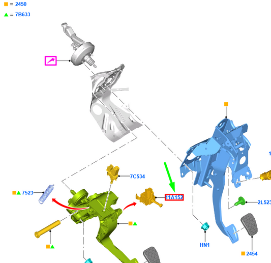 new ford ka mk3 starter inhibitor switch 3m5t-11a152-ab 1227338 original