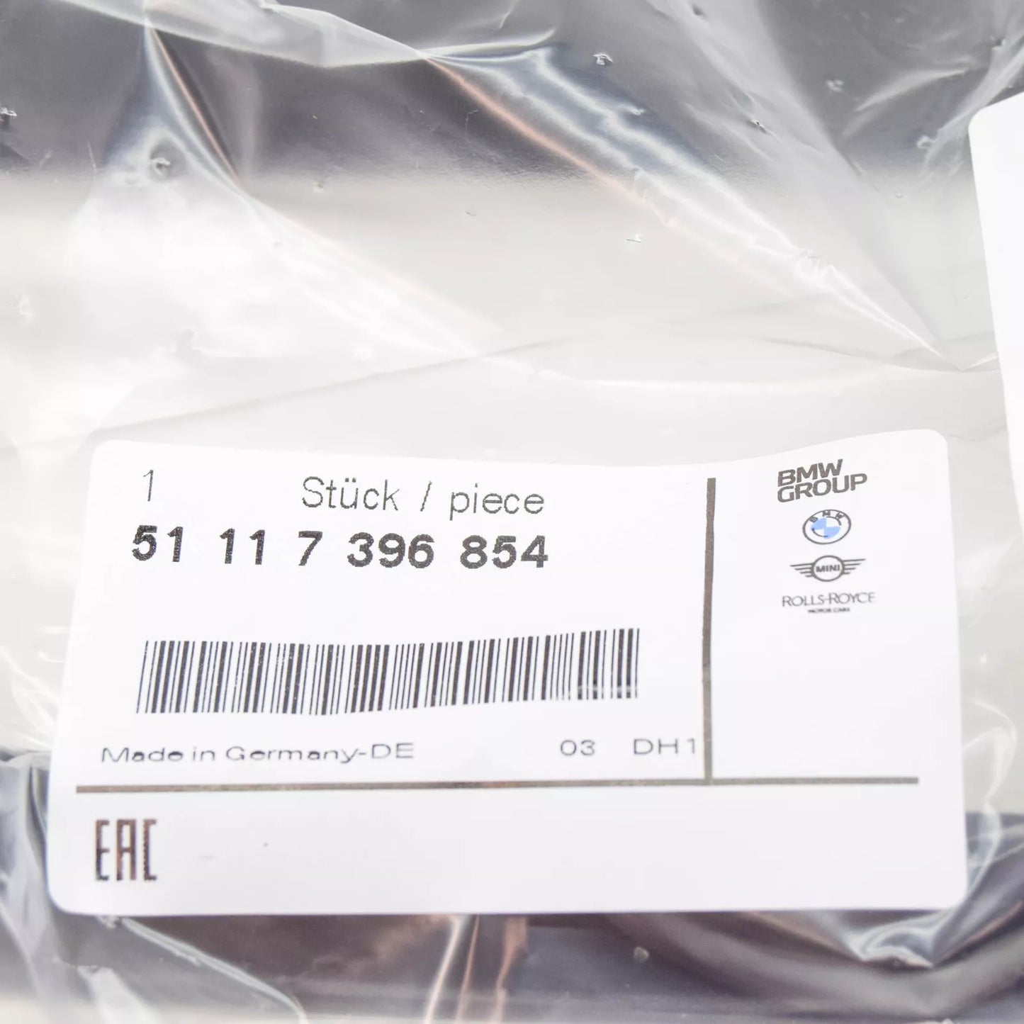 NEW BMW 3 F30 FRONT RIGHT FOG LIGHT AIR INLET FINISHER TRIM 51117396854 ORIGINAL