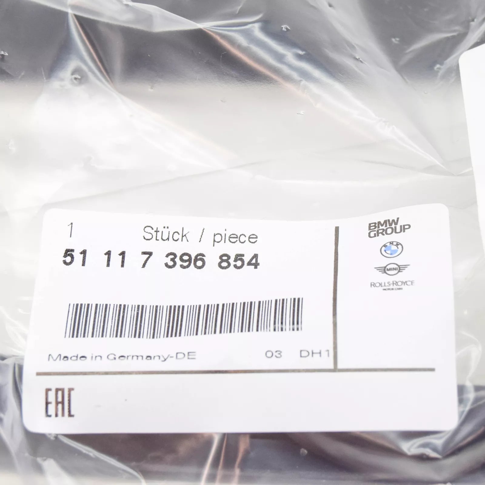 NEW BMW 3 F30 FRONT RIGHT FOG LIGHT AIR INLET FINISHER TRIM 51117396854 ORIGINAL