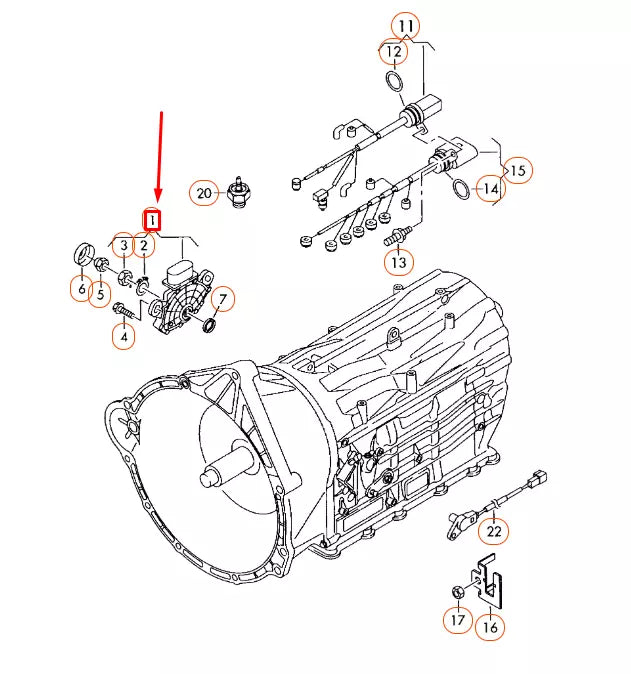 NEW AUDI Q7 4L AUTOMATIC GEARBOX MULTI-FUNCTION SWITCH 09D919823A ORIGINAL