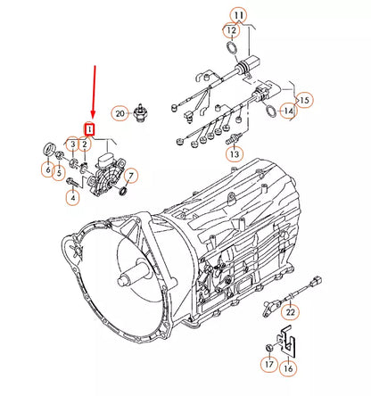 NEW AUDI Q7 4L AUTOMATIC GEARBOX MULTI-FUNCTION SWITCH 09D919823A ORIGINAL