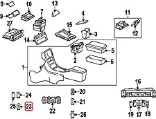 NEW MB CLK CONVERTIBLE A208 ROOF OPEN SWITCH BUTTON A2088202810 2000 ORIGINAL