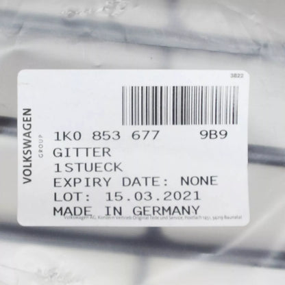 NEW VOLKSWAGEN GOLF MK5 FRONT BUMPER CENTER VENT GRILLE 1K08536779B9 ORIGINAL