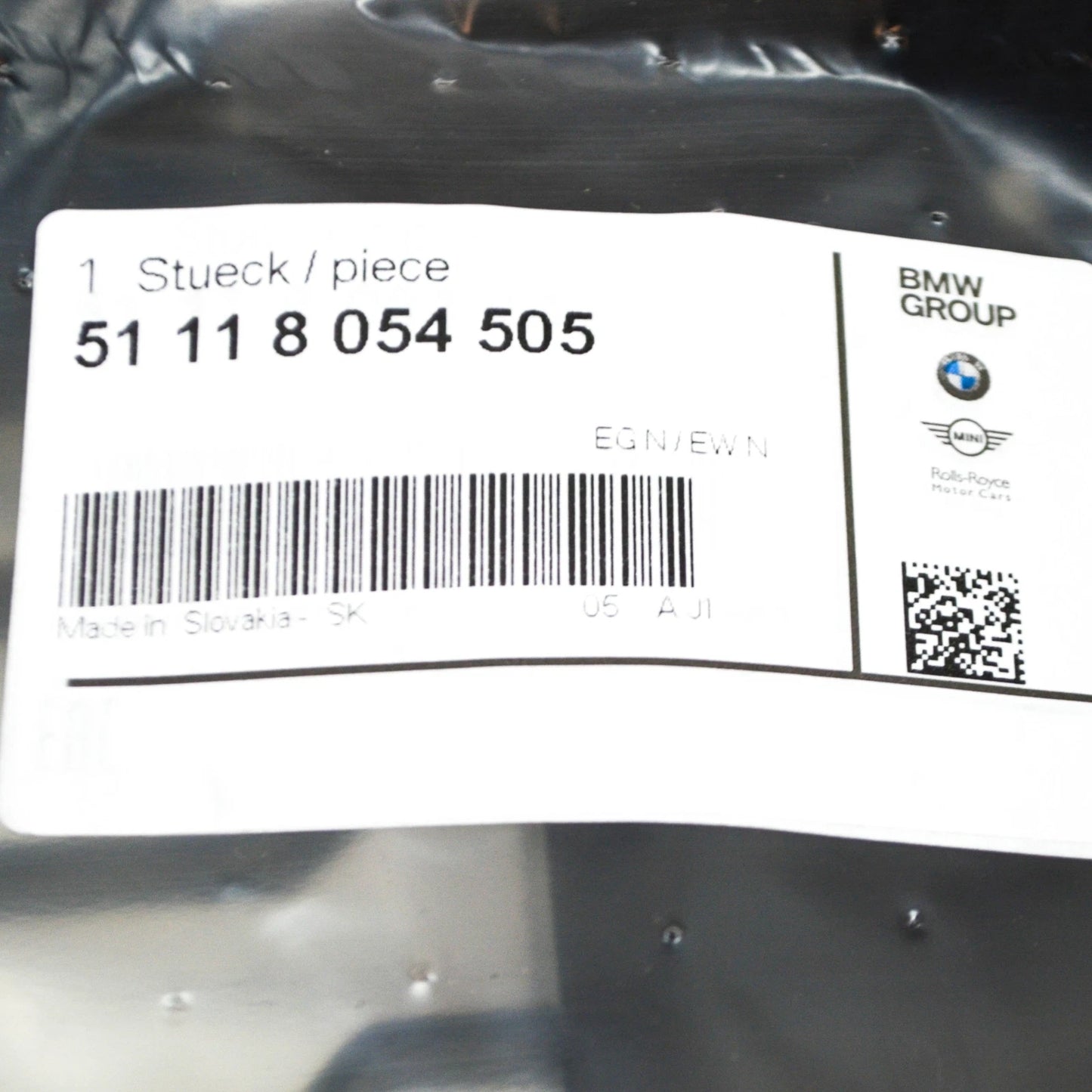 NEW BMW 4 F32 FRONT M SPORT BUMPER LOWER GRILLE 51118054505 8054505 2015