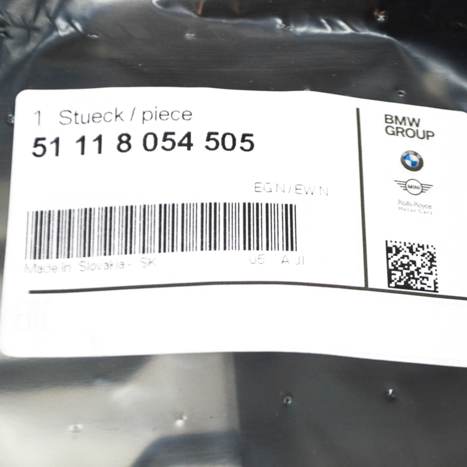 NEW BMW 4 F32 FRONT M SPORT BUMPER LOWER GRILLE 51118054505 8054505 2015