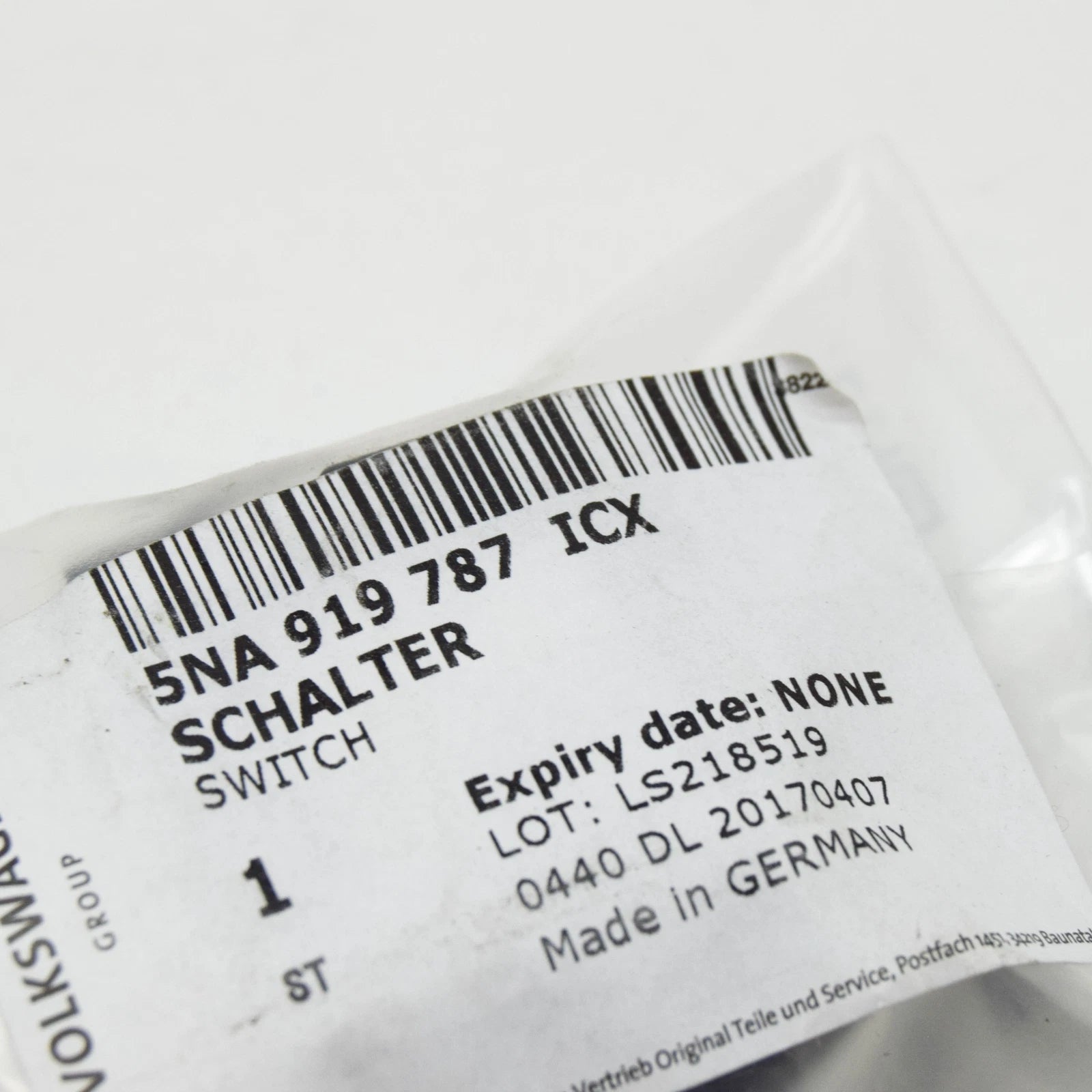 NEW VOLKSWAGEN TIGUAN AD MK2 HEAD-UP DISPLAY ROTARY CONTROL 5NA919787ICX