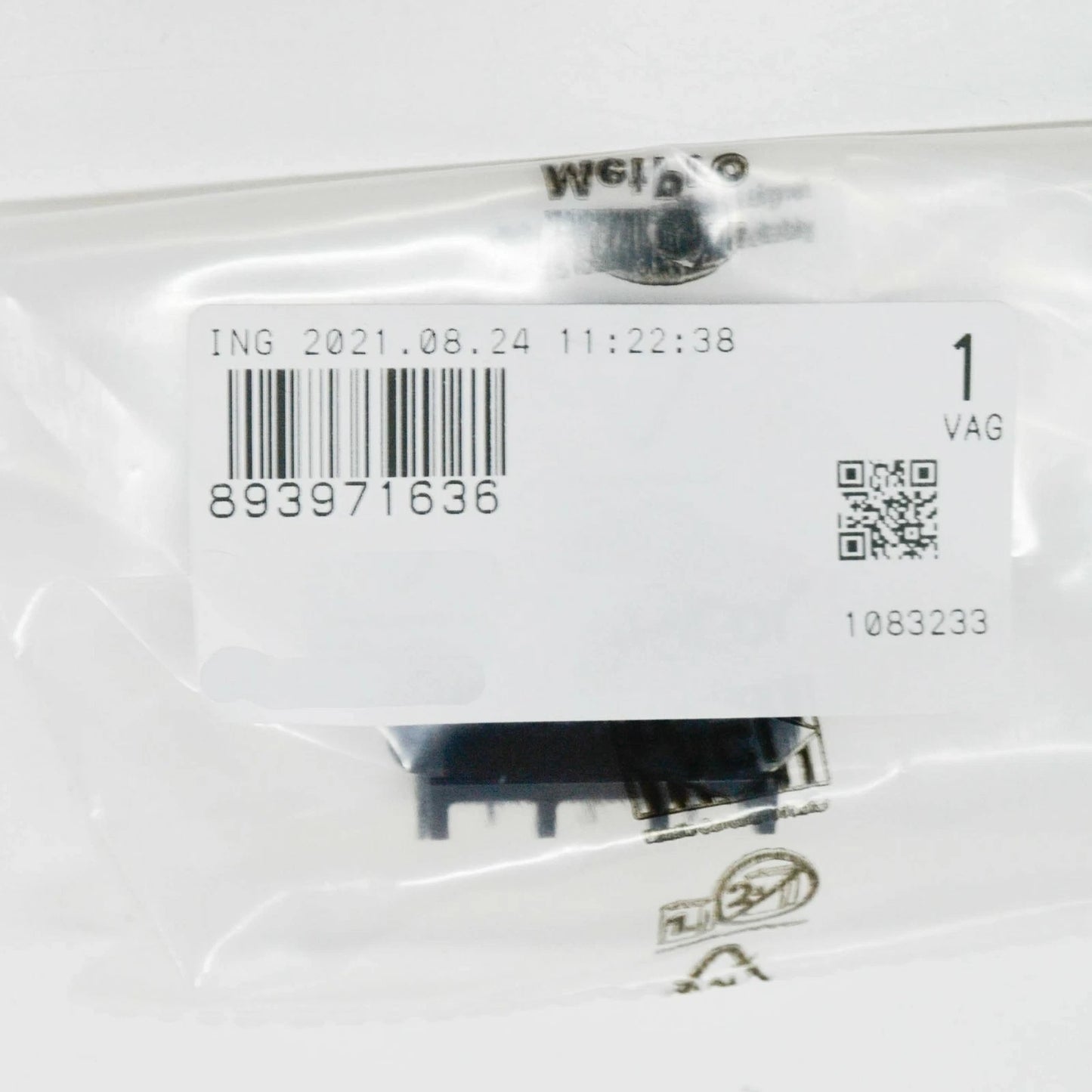 NEW AUDI A3 8P FLAT CONTACT HOUSING 6 PIN 893971636 ORIGINAL