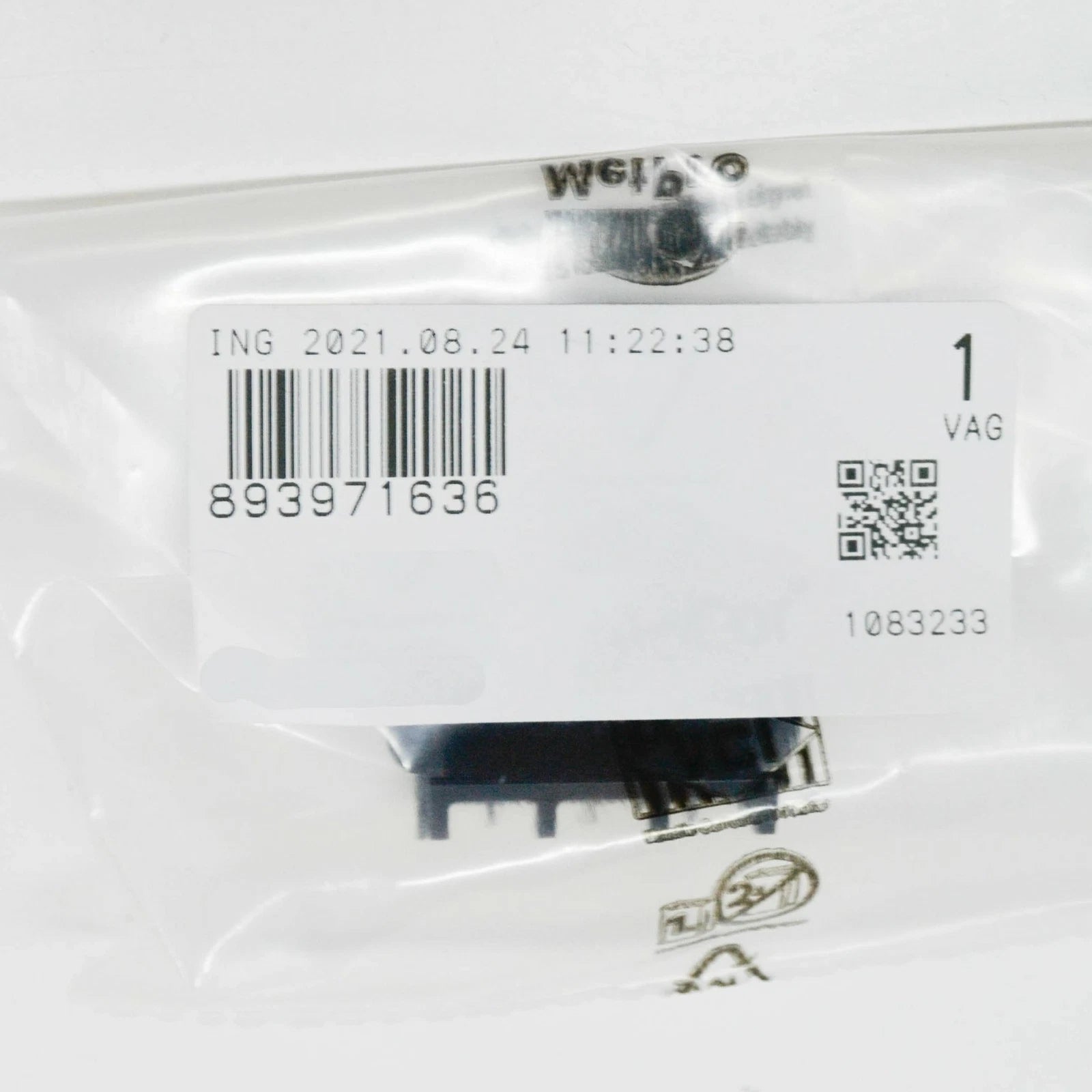 NEW AUDI A3 8P FLAT CONTACT HOUSING 6 PIN 893971636 ORIGINAL