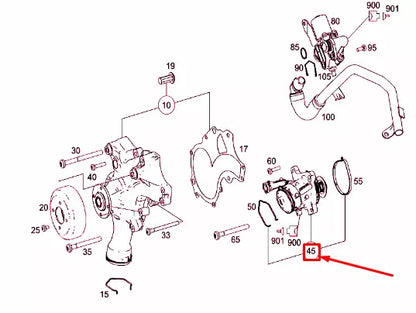 NEW MERCEDES-BENZ CLS C219 THERMOSTAT A1562030475