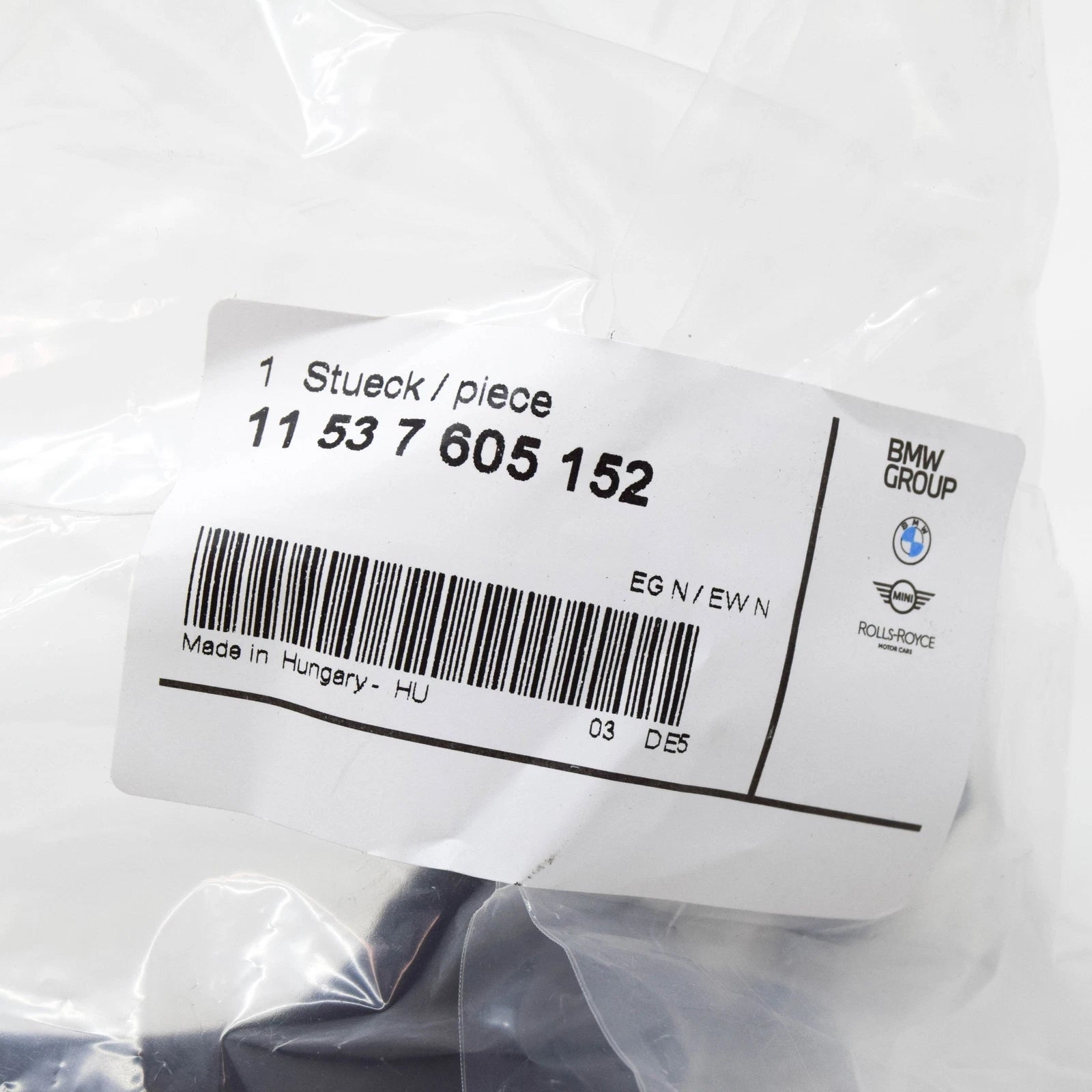 NEW BMW 6 GRAN COUPE F06 COOLANT HOSE PIPE 11537605152 ORIGINAL