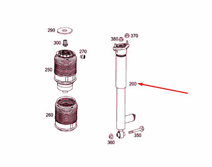 NEW MERCEDES-BENZ CLS C218 REAR SHOCK ABSORBER A2183203030 ORIGINAL
