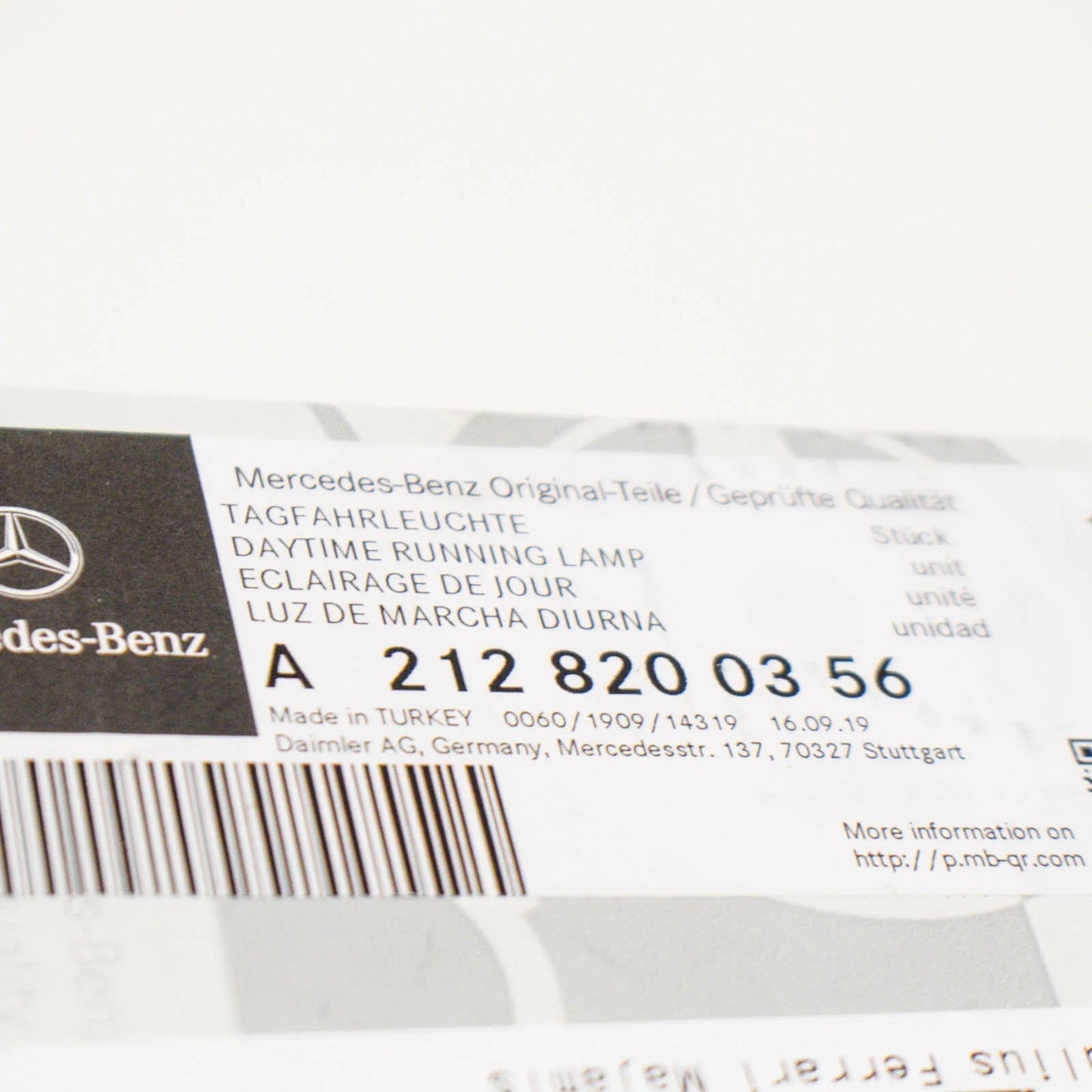 NEW MERCEDES-BENZ E W212 FRONT LEFT FOG LIGHT A2128200356 ORIGINAL