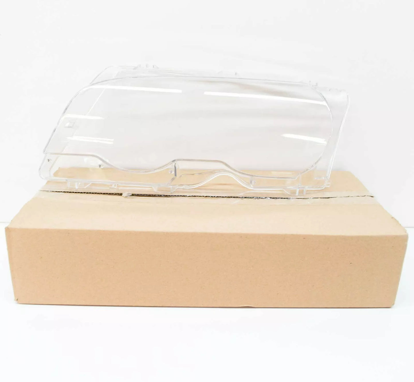 NEW BMW 3 COUPE E46 FRONT LEFT HEADLIGHT GLASS COVER 8382191 63128382191