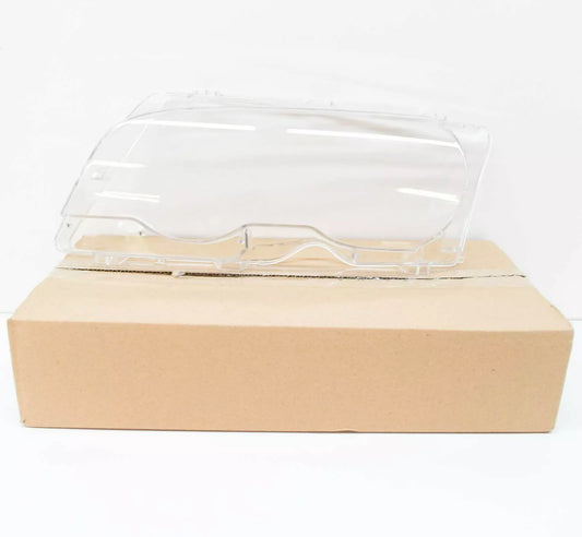 NEW BMW 3 COUPE E46 FRONT LEFT HEADLIGHT GLASS COVER 8382191 63128382191
