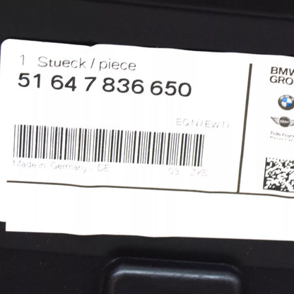 NEW BMW 1 E87 M SPORT FRONT BUMPER AIR DUCT SLAM PANEL 51647836650 ORIGINAL