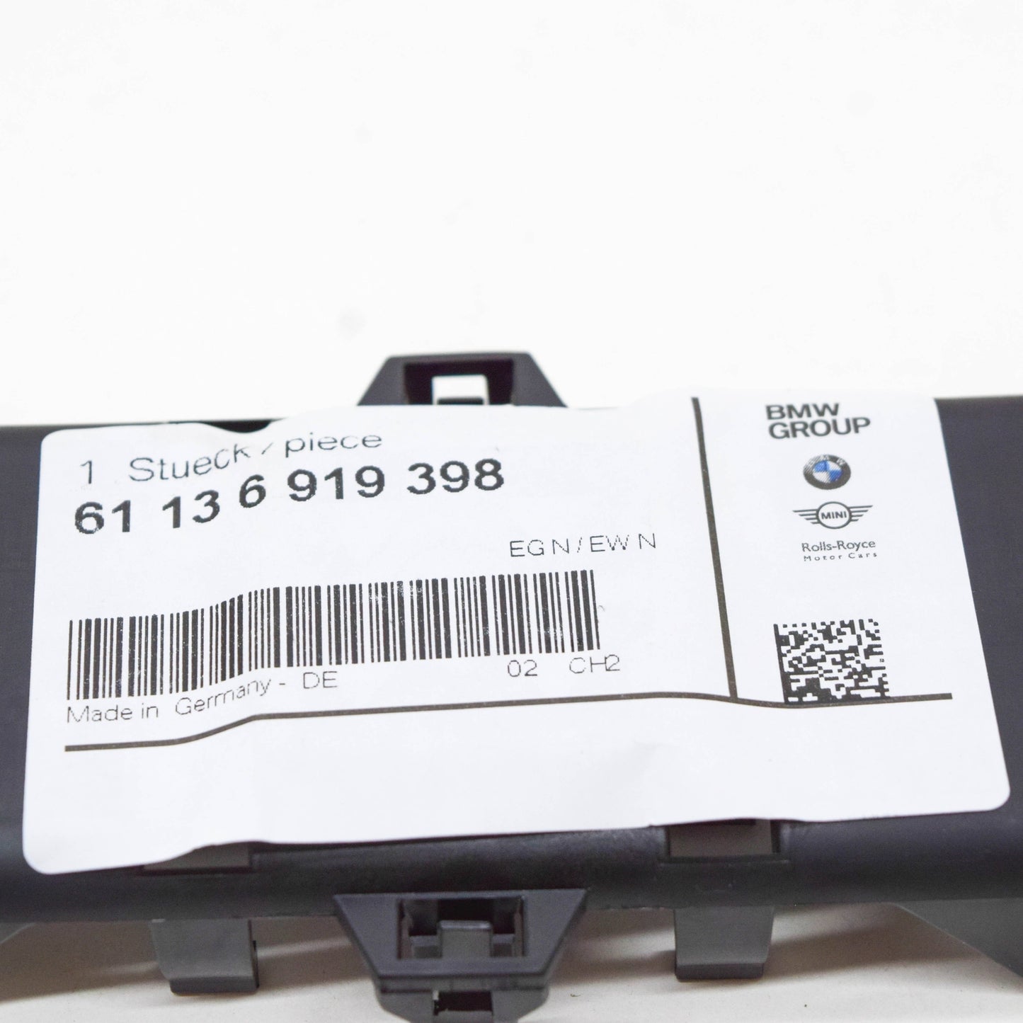 new bmw 1 e81 rear wheelhouse plug connect bracket 61136919398 original