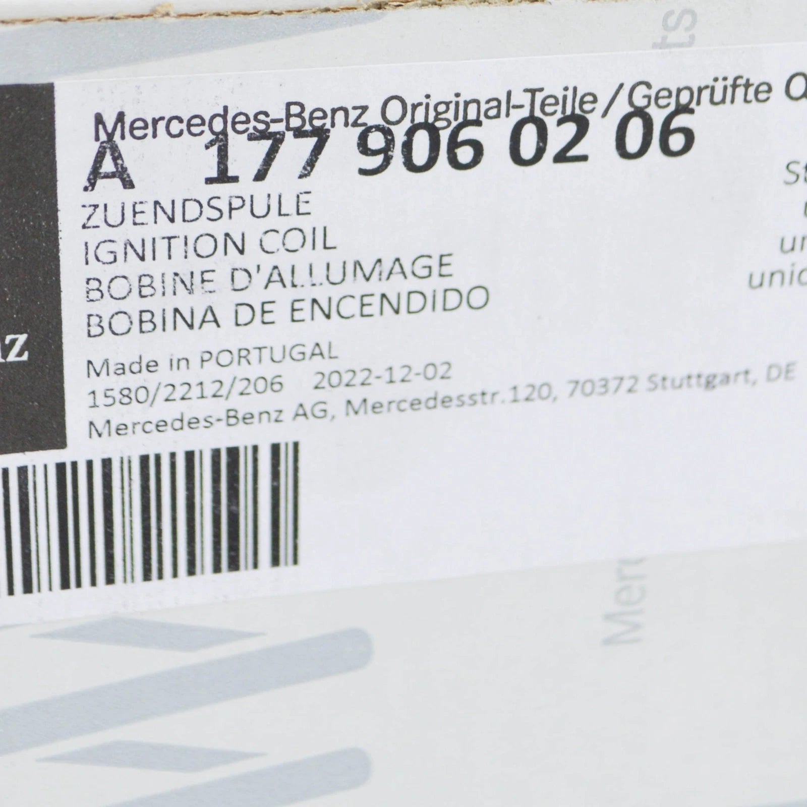 NEW MERCEDES-BENZ GLC X253 HIGH VOLTAGE IGNITION COIL A1779069500 ORIGINAL