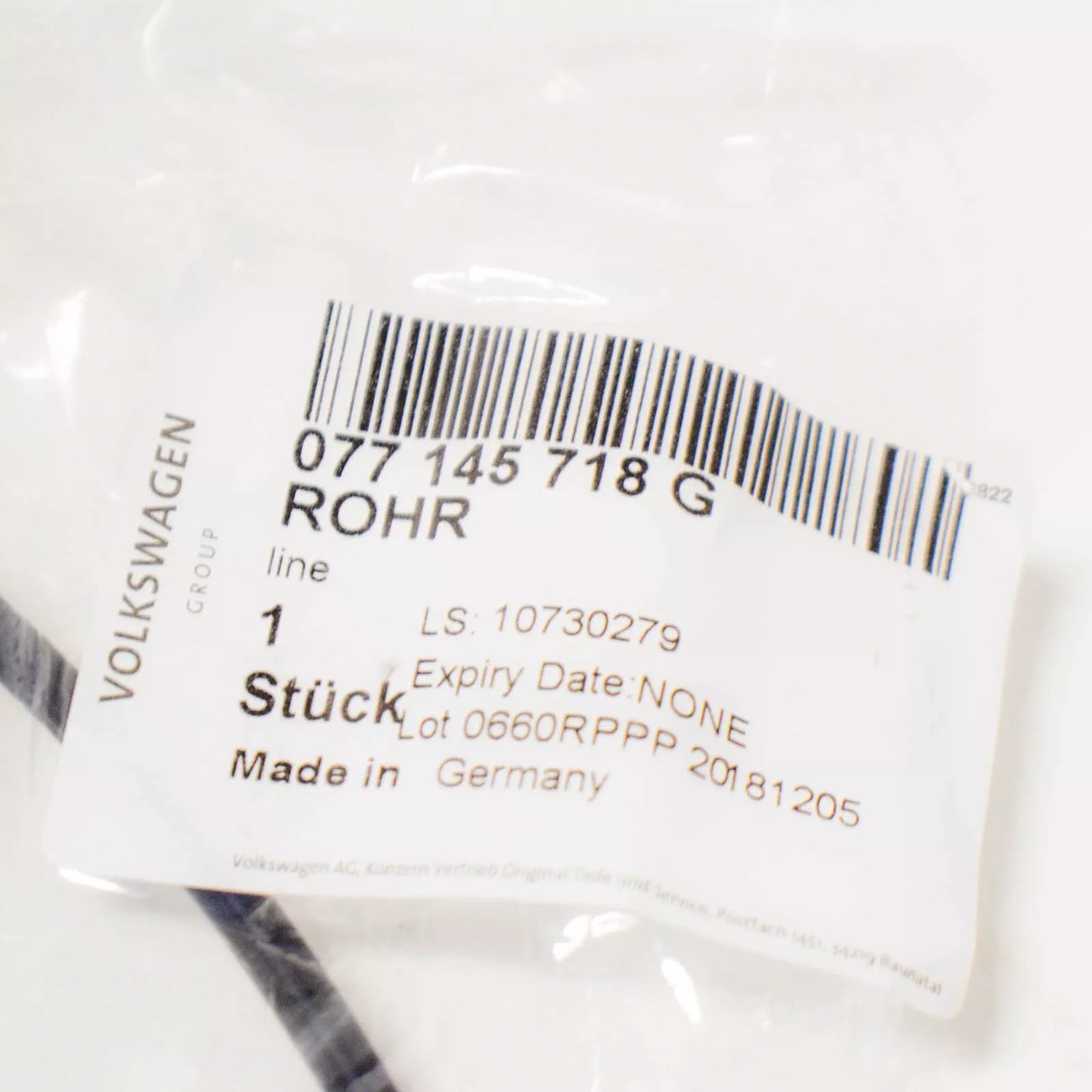 NEW AUDI A8 4E D3 PRESSURE CONTROLLINE 077145718G