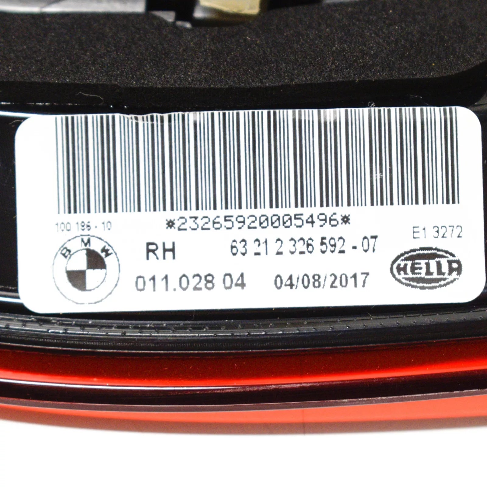 NEW BMW X6 E71 REAR TAILGATE BOOT LID RIGHT LIGHT BLACK LINE 63212326592