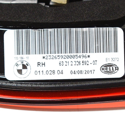 NEW BMW X6 E71 REAR TAILGATE BOOT LID RIGHT LIGHT BLACK LINE 63212326592