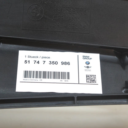 NEW BMW I8 L12 FRONT BOTTOM AIR DUCT 51747350986 7350986 ORIGINAL