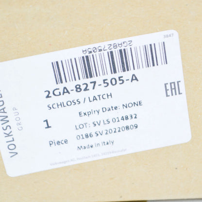 NEW VOLKSWAGEN T-ROC REAR LID LOCK 2GA827505A