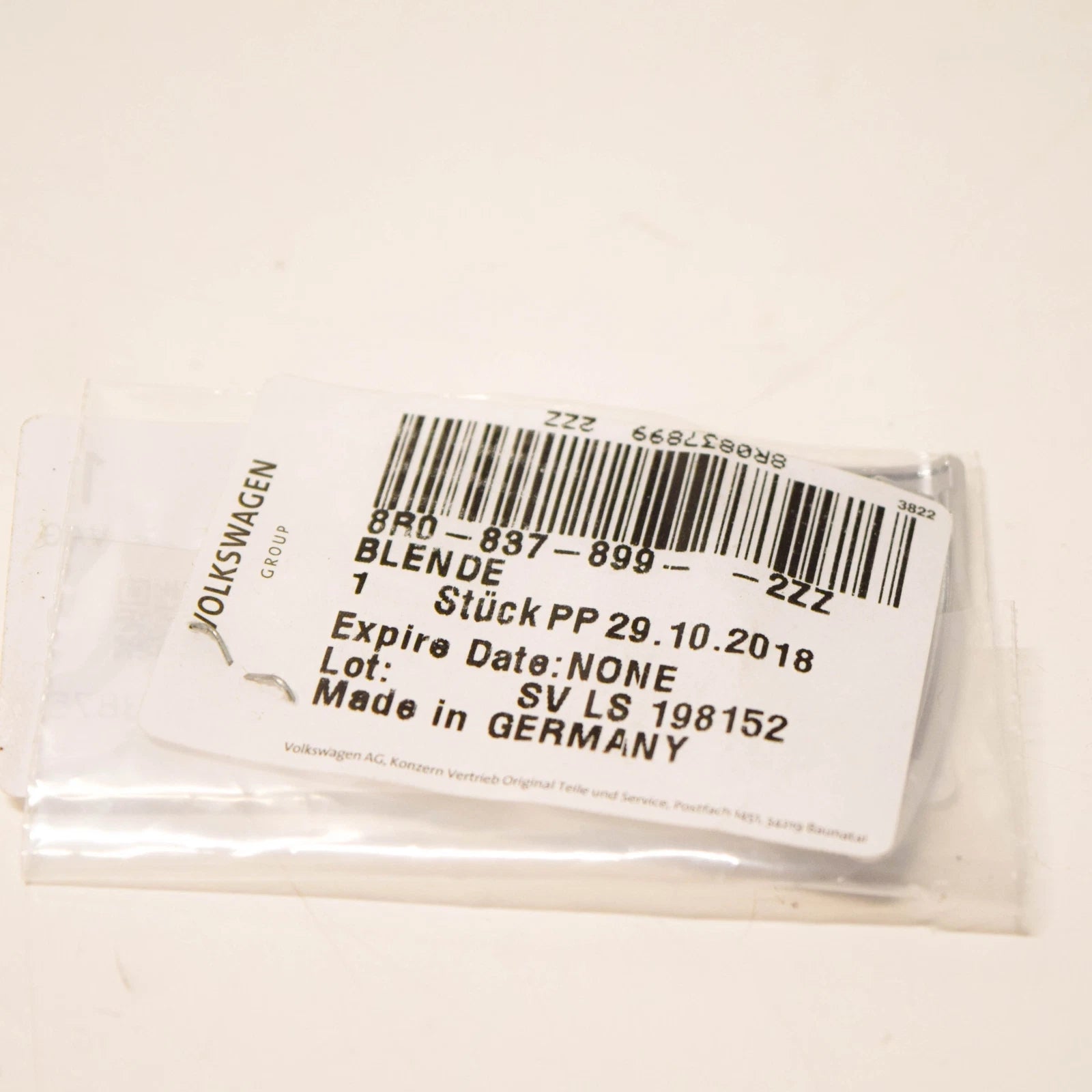 NEW AUDI Q5 8R FRONT LEFT EXTERIOR DOOR HANDLE CHROME TRIM 8R0837899