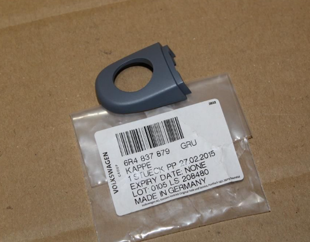 new skoda rapid nh front left door handle cap 6r4837879gru original