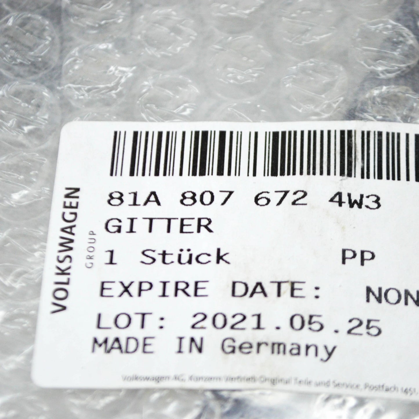 NEW AUDI Q2 GA FRONT RIGHT BUMPER GRILLE 81A8076724W3