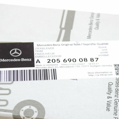 NEW MB C W205 FRONT RIGHT DOOR B-PILLAR OUTSIDE MOLDING A2056900887 ORIGINAL