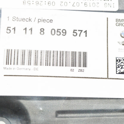NEW BMW 2 F22 FRONT M SPORT BUMPER LICENSE PLATE BRACKET 51118059571 ORIGINAL