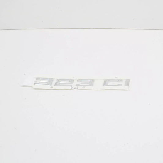NEW BMW E46 COUPE TRUNK LID 323CI EMBLEM BADGE LOGO SIGN 8240120 51148240120