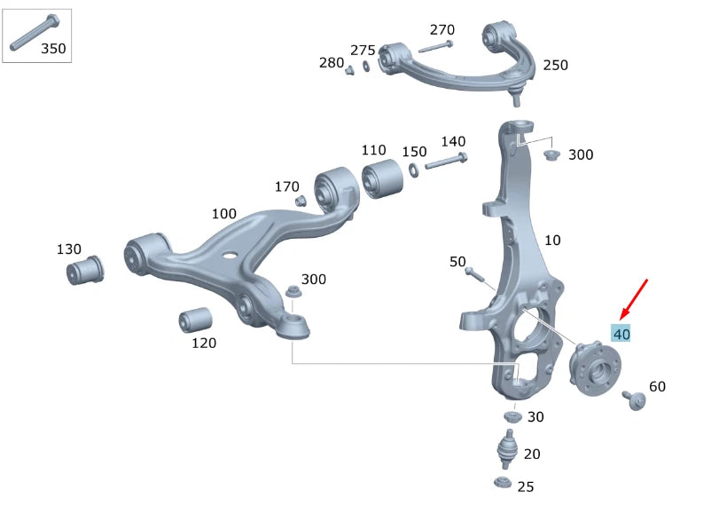 NEW MERCEDES-BENZ GLE W167 FRONT WHEEL HUB BEARING A1673340300 ORIGINAL