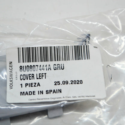 NEW AUDI Q3 8U REAR BUMPER LEFT TOW EYE COVER 8U0807441AGRU ORIGINAL