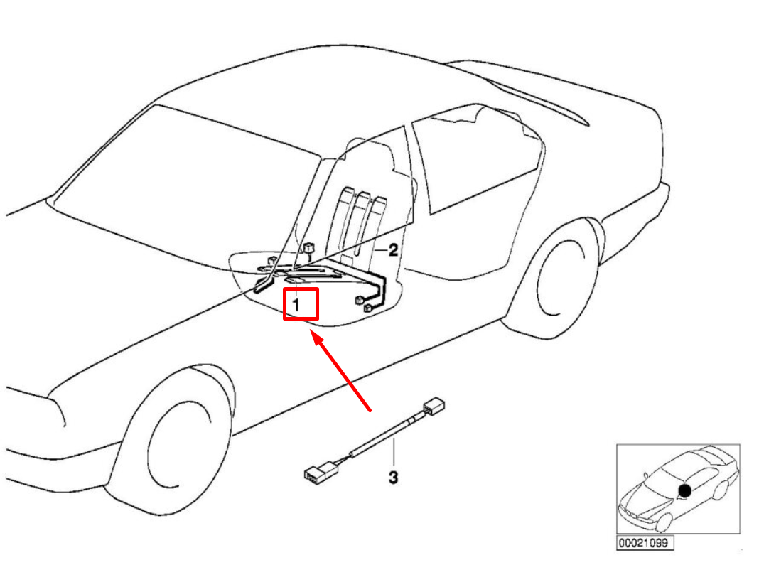 new bmw 5 e39 seat heating element 52108253115 8253115 original
