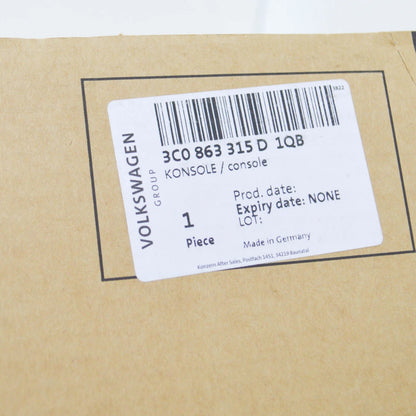 NEW VOLKSWAGEN CC 358 CENTER CONSOLE 3C0863315D1QB ORIGINAL